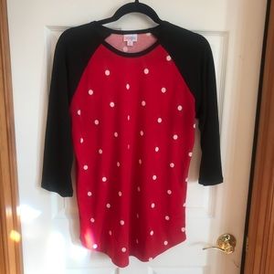 Med. Randy Polka Dots LuLaRoe Minnie Mouse Disney